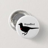 HopeBird Knopf Button (Vorne & Hinten)
