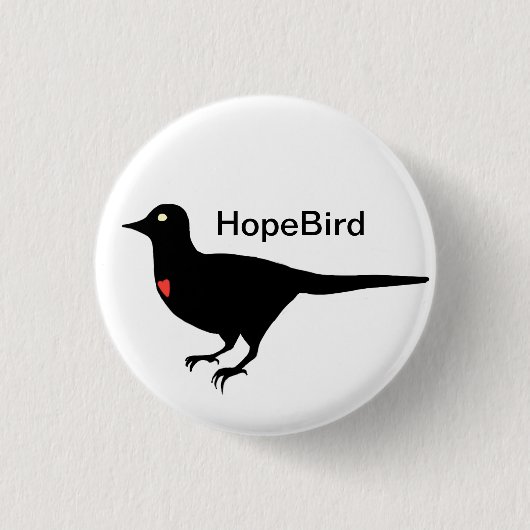 HopeBird Knopf Button (Vorderseite)