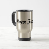 HopeForKim Reise-Tasse Reisebecher (Vorderseite Links)
