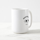 Hopeful Wreck Minimalist Typography Design Kaffeetasse (VorderseiteRechts)