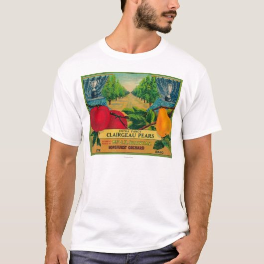 Hopehurst Birnen-Kiste LabelPayette, T-Shirt (Vorderseite)