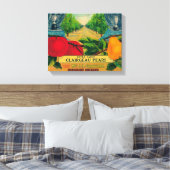 Hopehurst Pear Crate LabelPayette, ID Leinwanddruck (Insitu (Schlafzimmer))