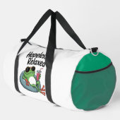 Hopelessly Relaxed Frog Chilling Out Duffle Bag (Rechte Ecke)