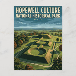 Hopewell Culture National Historical Park USA Postkarte