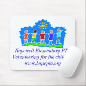 Hopewell grundlegende Pta-Mausunterlage Mousepad (Mit Mouse)