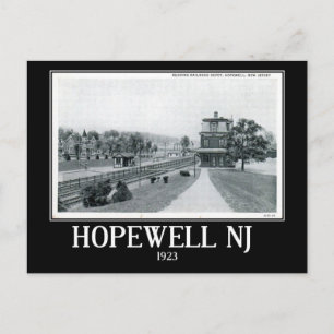 Hopewell, New Jersey, Vintage auf Deutsch Postkarte