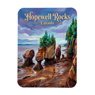 Hopewell Rocks Kanada Magnet