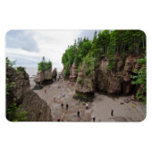 Hopewell Rocks Low Tide Canada Flex Magnet (Horizontal)