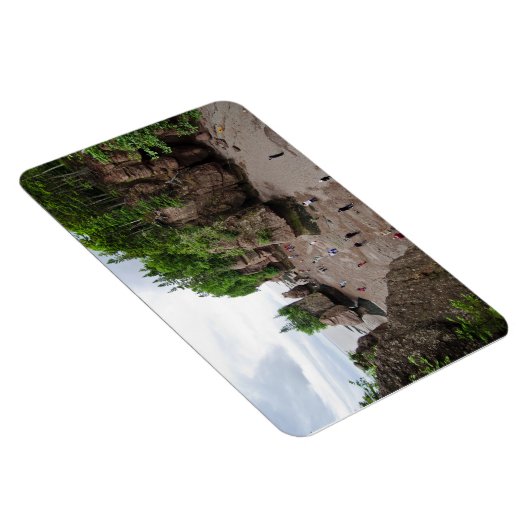 Hopewell Rocks Low Tide Canada Flex Magnet (Rechte Seite)