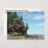 Hopewell Rocks Postkarte (Vorne/Hinten)