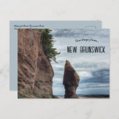 Hopewell Rocks Provincial Park New Brunswick  Postkarte (Vorne/Hinten)