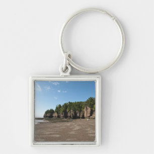 Hopewell Rocks und das Meeresgezeiten-Erkundungsge Schlüsselanhänger