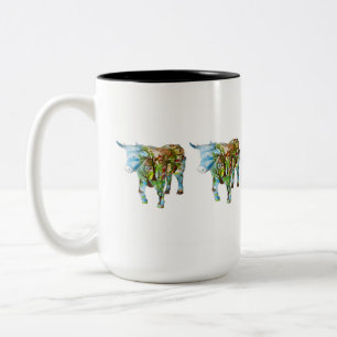"Hopewell Stadt" 15 Unze-Tasse Zweifarbige Tasse