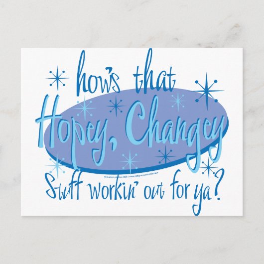 HOPEY-CHANGEY.2eps Postkarte (Vorderseite)