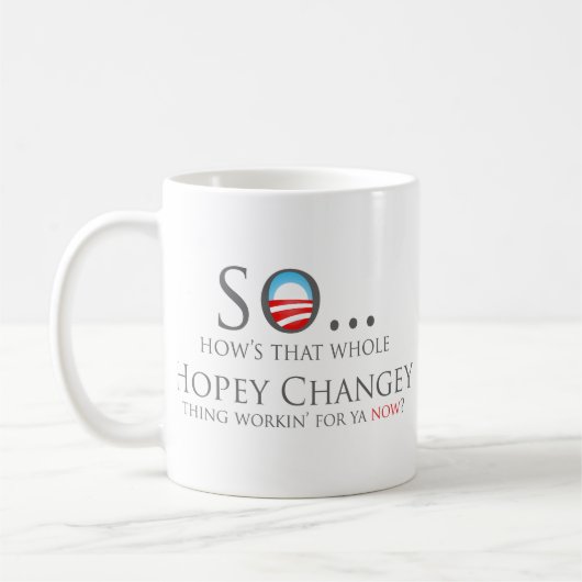 HopeyChangey2 Kaffeetasse (Links)