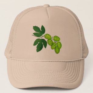 Hopfen Blume Botanischer Garten Baseball Cap Truckerkappe