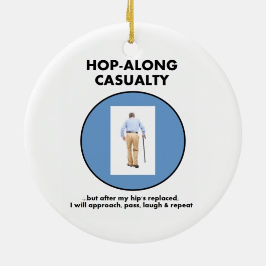 Hopfen-Entlang Unfall - bis angesagtes ersetzt Keramik Ornament (Hinten)