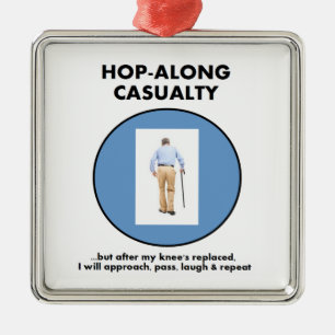 Hopfen-entlang Unfall - warten Sie bis meinen Ornament Aus Metall