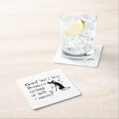 Hopfen habe ich Prosecco anstelle von Milch wieder Rechteckiger Pappuntersetzer (Vor Ort)