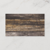 Hopfen | Holzplatten | Bierglas Visitenkarte (Rückseite)