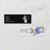 Hopfen lang und erweitern sich mini visitenkarte (Vorne/Hinten)