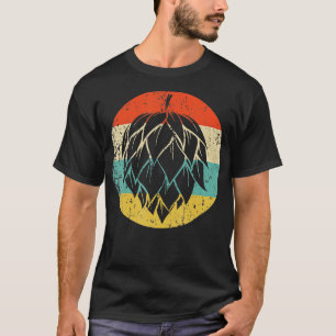 Hopfen Retro Style Handboote T-Shirt