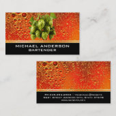 Hopfen und Barley Amber Ale Beer Visitenkarte (Vorne/Hinten)