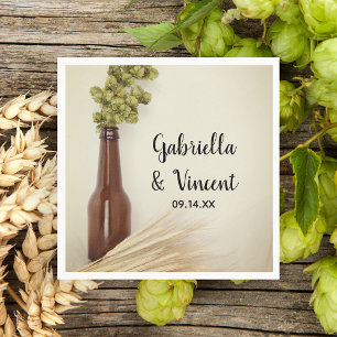 Hopfen und Brauerei Serviette