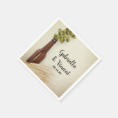 Hopfen und Brauerei Serviette (Ecke)