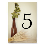 Hopfen und Brauerei Tischnummer (Vorderseite)