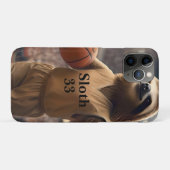 Hopfen und Hangs: Der Slam Dunking Sloth, Case-Mate iPhone Hülle (Rückseite (Horizontal))