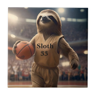 Hopfen und Hangs: Der Slam Dunking Sloth, Fliese