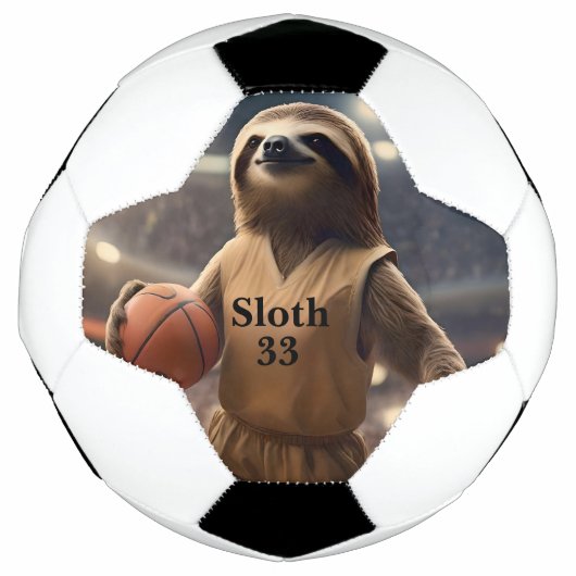 Hopfen und Hangs: Der Slam Dunking Sloth, Fußball (Vorderseite)