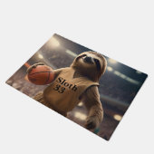 Hopfen und Hangs: Der Slam Dunking Sloth, Fußmatte (Schrägansicht)