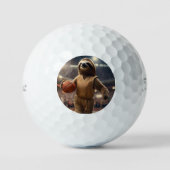 Hopfen und Hangs: Der Slam Dunking Sloth, Golfball (Vorderseite)