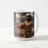 Hopfen und Hangs: Der Slam Dunking Sloth, Kaffeetasse (VorderseiteRechts)