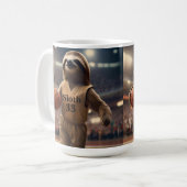 Hopfen und Hangs: Der Slam Dunking Sloth, Kaffeetasse (Vorderseite Links)