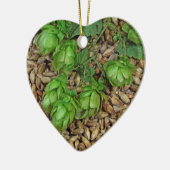 Hopfen und Malz Keramikornament (Links)