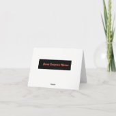 Hopfen Vielen Dank Hinweis I Dankeskarte (Rückseite)