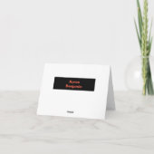 Hopfen Vielen Dank Hinweis II Dankeskarte (Rückseite)