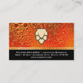 Hopfen | Weißbude | Amber Ale Beer Visitenkarte (Rückseite)