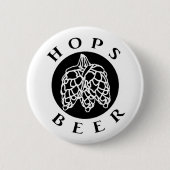 Hopfenbier Button (Vorderseite)
