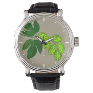 HopfenBlumen-Uhr Armbanduhr