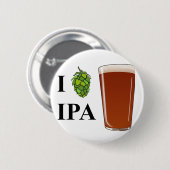 "Hopfeni" IPA Entwurf Button (Vorne & Hinten)