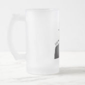 Hopfenkopf Mattglas Bierglas (Links)
