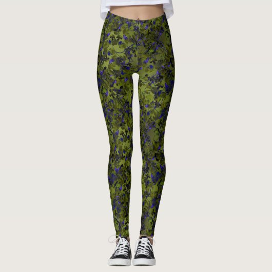Hopfenrebe-Entwurfs-Leggings Leggings (Vorderseite)