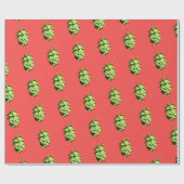 Hopfenreiche Feiertage! Atemberaubendes Hopfen, Geschenkpapier (Flach)