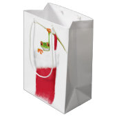 Hopfenreiche Feiertage Mittlere Geschenktüte (Rückseite Schrägansicht)