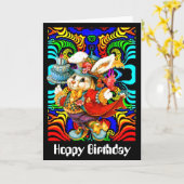 Hopfenreicher Geburtstag Karte (Gelbe Blume)