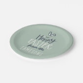 HOPFENREICHER OSTERHASE PAPPTELLER (Schrägansicht)